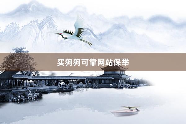 买狗狗可靠网站保举